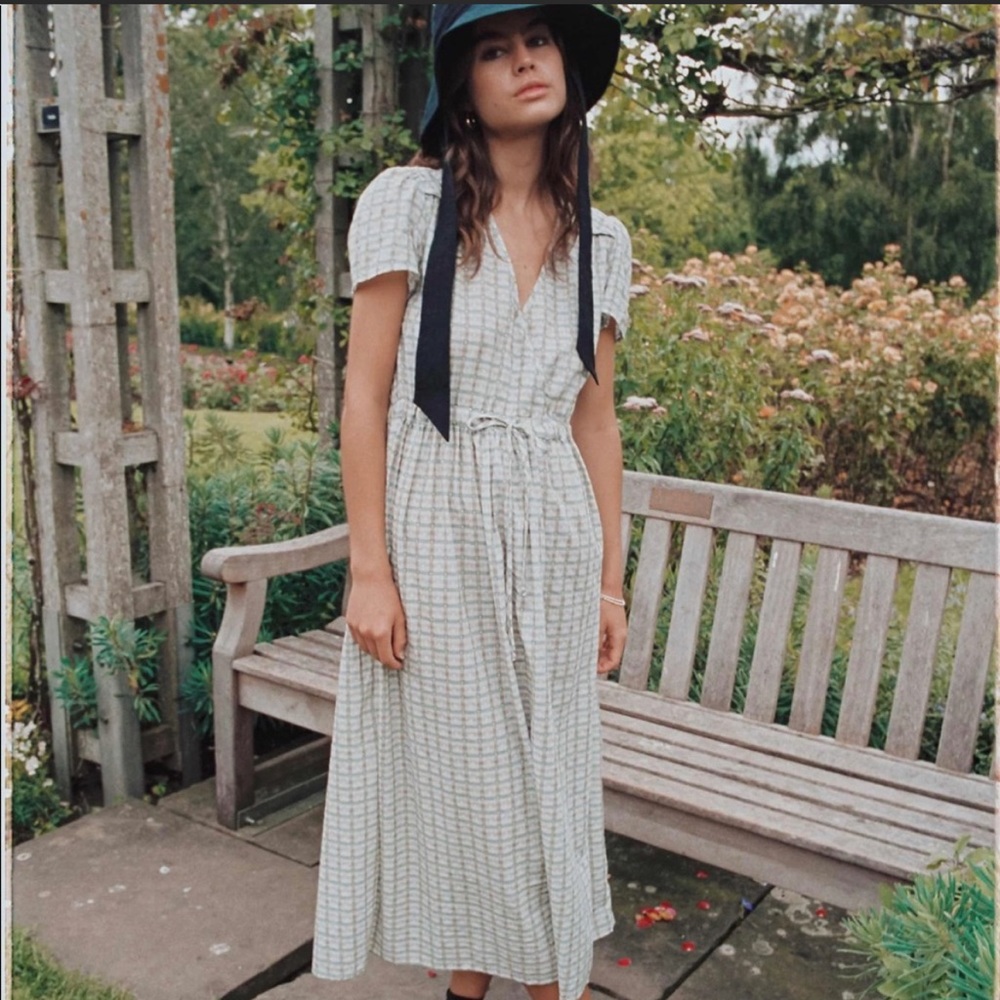 SOLD OUT NWOT Christy Dawn The Dawn Dress in Lotus Gingham S